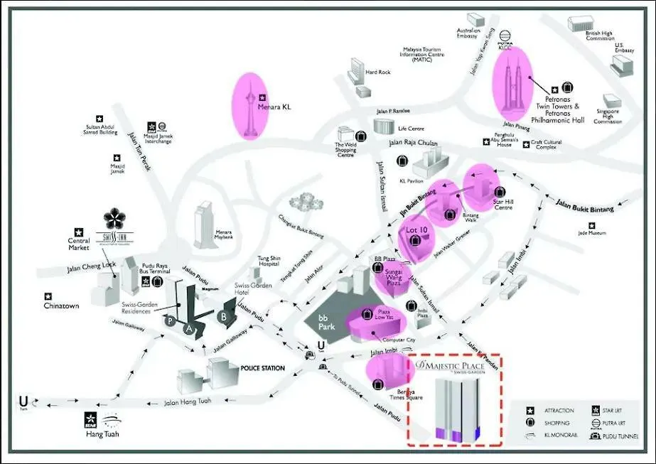 Apartment Residences @ D'Majestic Place By Swiss Garden Kuala Lumpur Malaysia